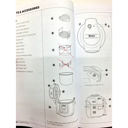 Multicoocker Ninja Foodi MAX OP500EU czarna 1460 W OPIS!