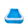 USZKODZONY Basen dmuchany niebiesko biały 270x165x45