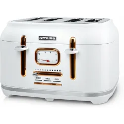 Toster MUSE MS-131W 4 TOSTY RETRO 1800W