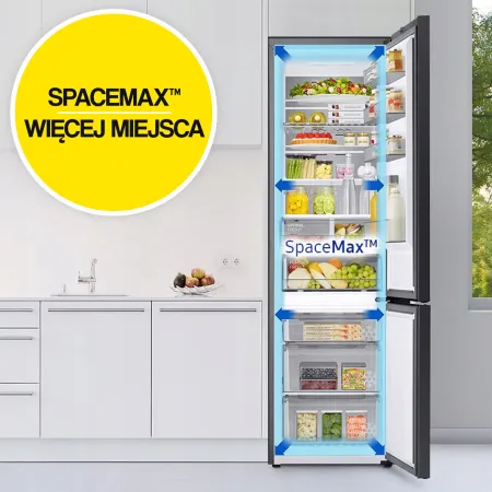 Lodówka SAMSUNG RB38C650EB1 EF 203cm Grafitowa