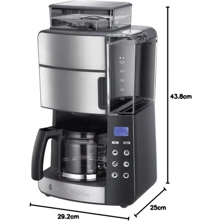 Ekspres przelewowy z młynkiem Russell Hobbs 25610-56 1000W OPIS!