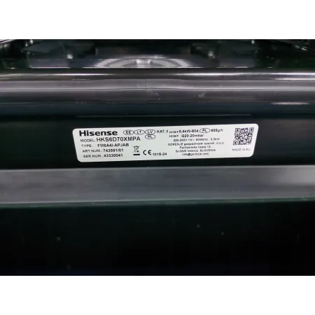 Kuchnia HISENSE HKS6D70XMPA Inox 60cm