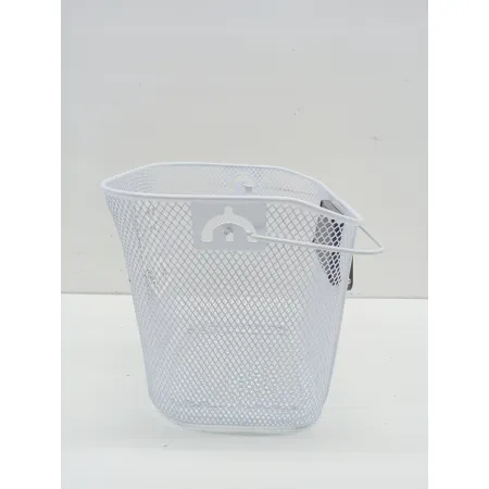 Koszyk na rower VOGEL VKS-102WH stalowy biały OPIS