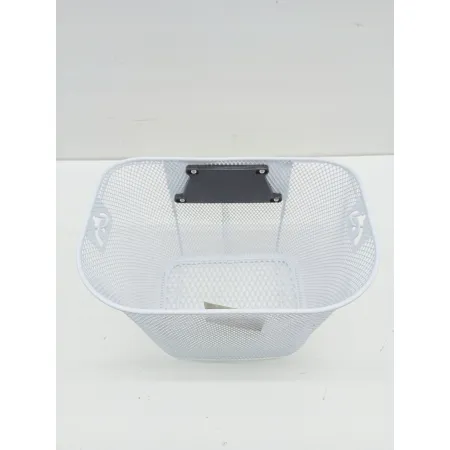 Koszyk na rower VOGEL VKS-102WH stalowy biały OPIS