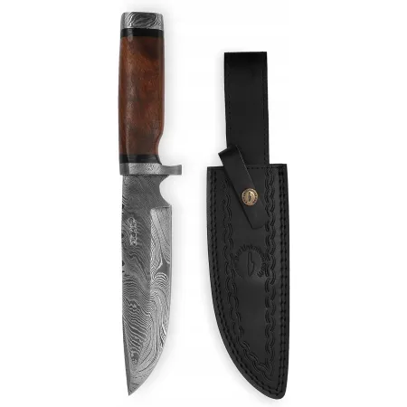 Nóż myśliwski z pochwą PERKIN