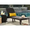 NIEKOMPLETNY Leżak z tworzywa sztucznego Keter Jaipur Sun Lounger