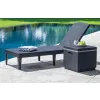 NIEKOMPLETNY Leżak z tworzywa sztucznego Keter Jaipur Sun Lounger