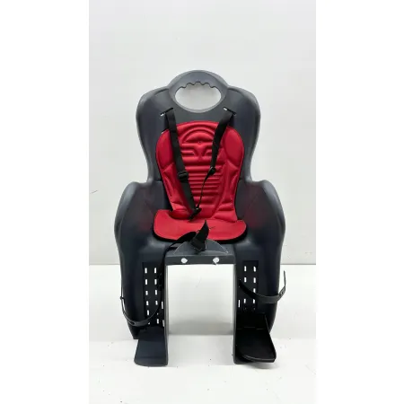 Fotelik rowerowy tylny HTP Design Elibas BN40124 szaro-czerwony OPIS!