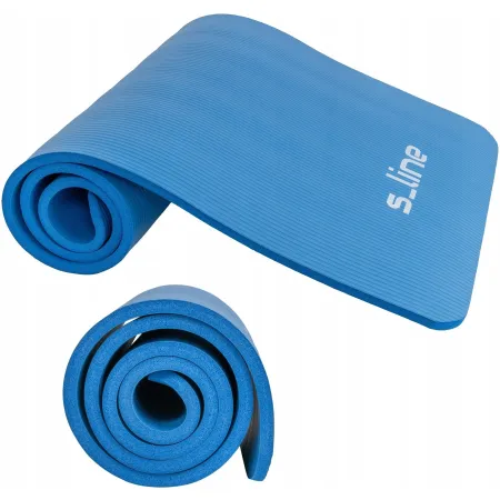 Mata do ćwiczeń S_LINE 176X58 cm niebieska