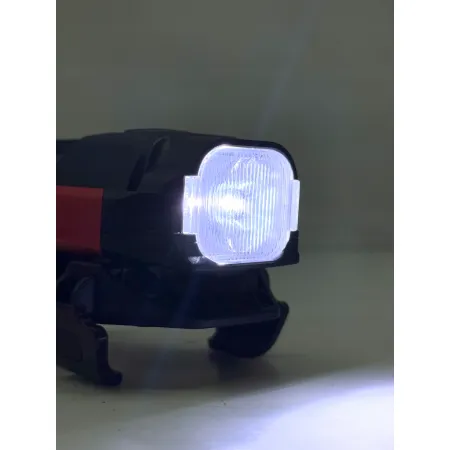 Lampka rowerowa BECOOL BC-B752B czerwony/czarny OPIS