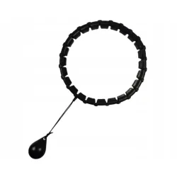 Hula hop z wypustkami Enero czarny