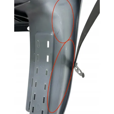 Fotelik rowerowy tylny HTP Design Elibas BN40124 szaro-czerwony OPIS!