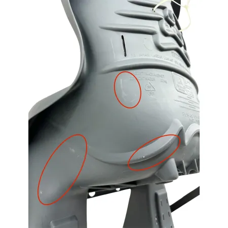 Fotelik rowerowy tylny HTP Design Elibas BN40124 szaro-czerwony OPIS!