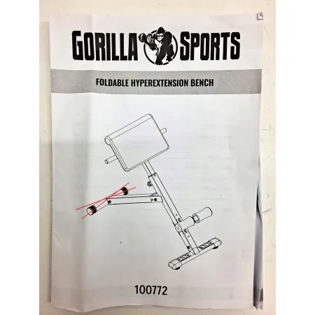 Ławka treningowa rzymska Gorilla Sports OPIS!