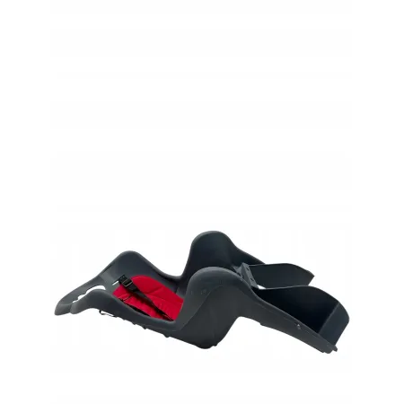 Fotelik rowerowy tylny HTP Design Elibas BN40124 szaro-czerwony OPIS!