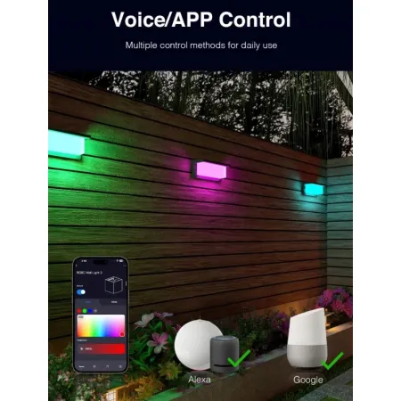 Lampa ścienna Ezmyma 12W 1000lm 16mln kolorów WIFI