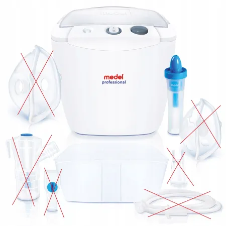NIEKOMPLETNY Inhalator nebulizator pneumatyczny MEDEL Professional