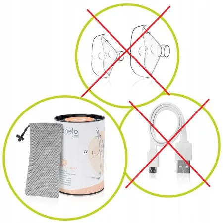 Inhalator nebulizator Lionelo Nebi Air Mask LOC-NEBI biały OPIS