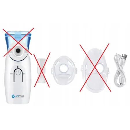 NIEKOMPLETNY Inhalator nebulizator OROMED ORO-MESH FAMILY OPIS!