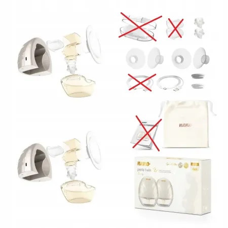 Niekompletny bezprzewodowy laktator NENO Perla Twin