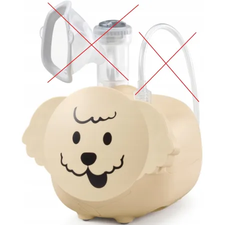 NIEKOMPLETNY Inhalator nebulizator pneumatyczny FLAEM Puppy OPIS!