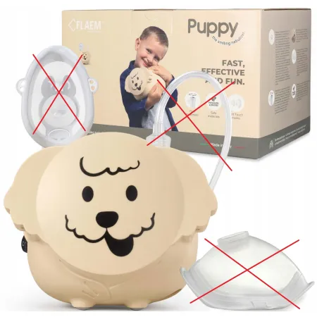 NIEKOMPLETNY Inhalator nebulizator pneumatyczny FLAEM Puppy OPIS!