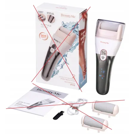 Pilnik elektryczny do stóp BeautyMe CR750 OPIS