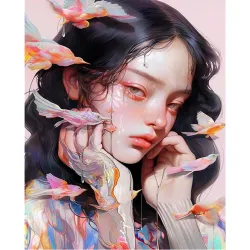 Malowanie po numerach zestaw DIY 40x50 cm