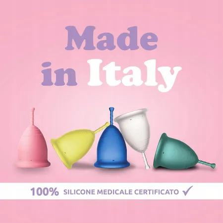 Kubek menstruacyjny z silikonu medycznego bez lateksu Rainbow Cup