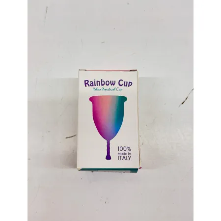 Kubek menstruacyjny z silikonu medycznego bez lateksu Rainbow Cup