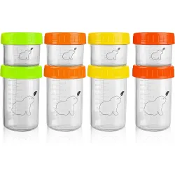 Pojemniki szklane na żywność dla niemowląt Budding Bear 6 szt