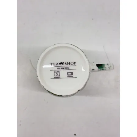 Kubek porcelanowy do herbaty z filtrem i pokrywką TEA SHOP 550ml