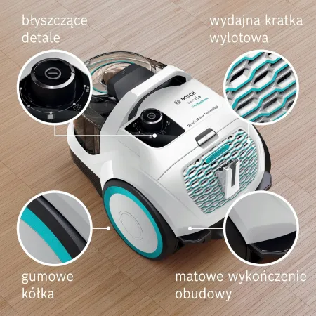 Odkurzacz bezworkowy Bosch ProHygienic Serie 4 BGC21HYG1