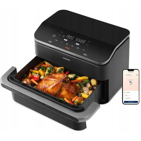 Frytkownica beztłuszczowa COSORI CAF-TF101S-AEU Dual Blaze TwinFry 10L