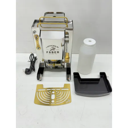 Ekspres kapsułkowy Faber Pro Total Inox Deluxe srebrny-złoty