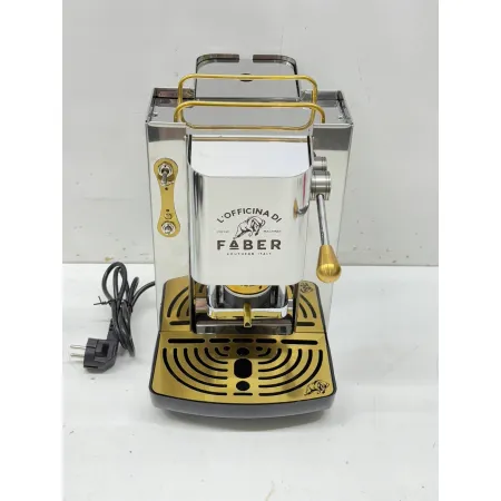 Ekspres kapsułkowy Faber Pro Total Inox Deluxe srebrny-złoty