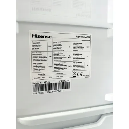 Lodówka HISENSE RB440N4ACD No Frost 200.4 cm