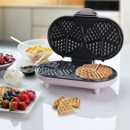 Gofrownica BESTRON ADWM1000P 1000 W różowa