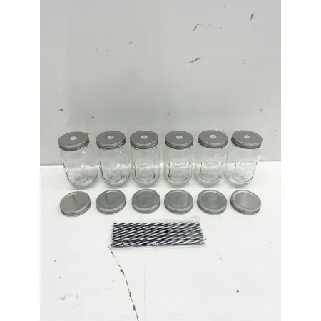 Zestaw 6 szt. szklanek ze słomkami Schramm 500ml