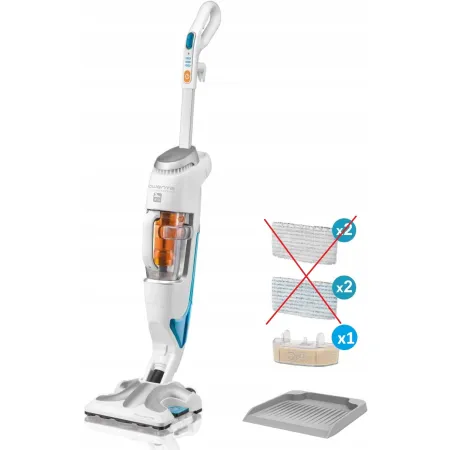 Niekompletny Odkurzacz/Mop parowy pionowy Rowenta RY7557WH