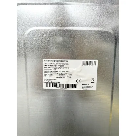 Kuchnia z płytą ceramiczną AMICA CHED37319X X-TYPE