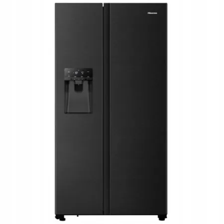 Lodówka HISENSE RS694N4TFE Side by Side No frost Czarna Kostkarka