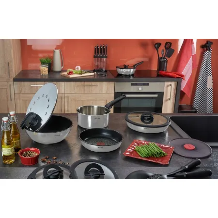 Niekompletny Zestaw Rondli i Patelni TEFAL Emotion