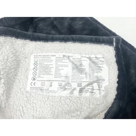 Koc grzewczy WARMREST 150 x 200 cm odcienie szarości