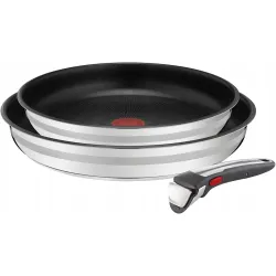 Zestaw patelni Tefal Ingenio Jamie Oliver indukcja 24cm 28cm OPIS