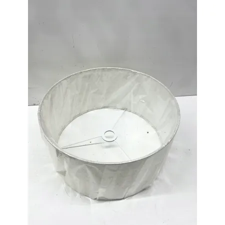 Lampa podłogowa z lnianym kloszem LED E27