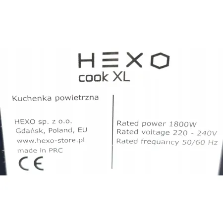 Frytkownica beztłuszczowa HEXO COOK XL 1800W