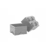 Pojemnik na klocki LEGO Storage Brick 4 Grey