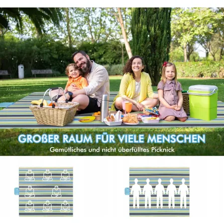 Koc plażowy piknikowy 200x200