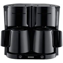 Podwójny ekspres przelewowy do kawy z 2 dzbankami Severin KA 9315